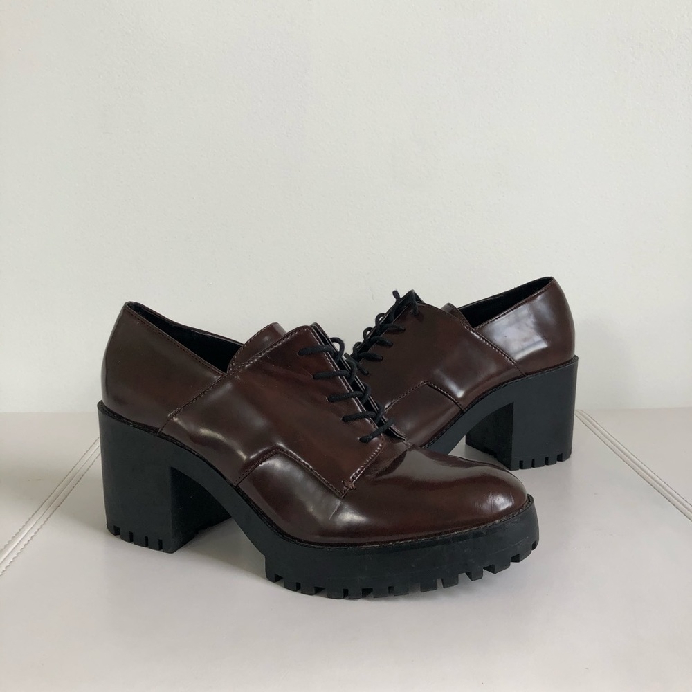 Zara heeled loafer